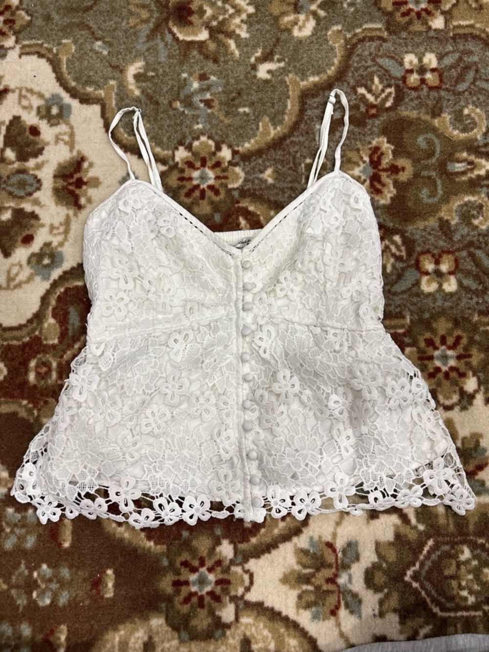 Abercrombie & Fitch Babydoll Lace Camisole Tank - Picture 2 of 6